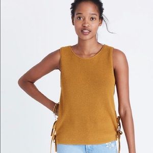 Madewell Sleeveless side tie tank